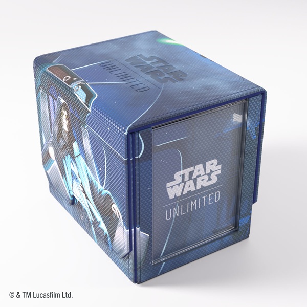 Gamegenic Deck Box: Star Wars: Unlimited Set  : Ashes   The Empire Deck Pod Jedi Luke Skywalker   Emperor Palpatine