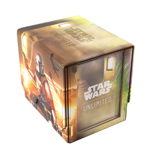 Gamegenic Deck Box: Star Wars: Unlimited Set  : Ashes   The Empire Deck Pod The Mandalorian   Grogu
