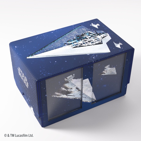 Gamegenic Deck Box: Star Wars: Unlimited Set  : Ashes   The Empire Double Deck Pod Star Destroyers