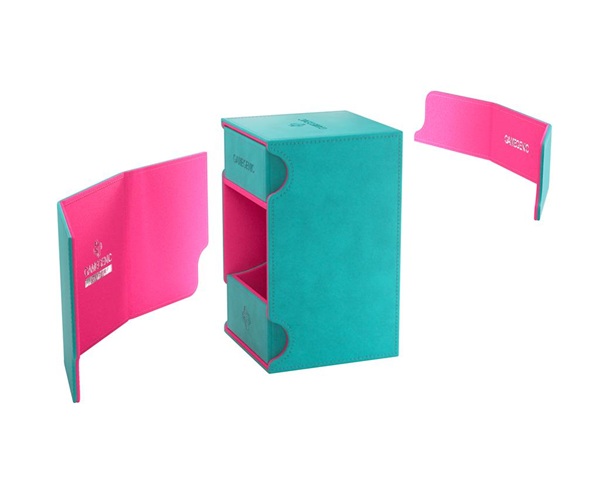 Gamegenic Deck Box: Watchtower 100 Exclusive Teal Pink