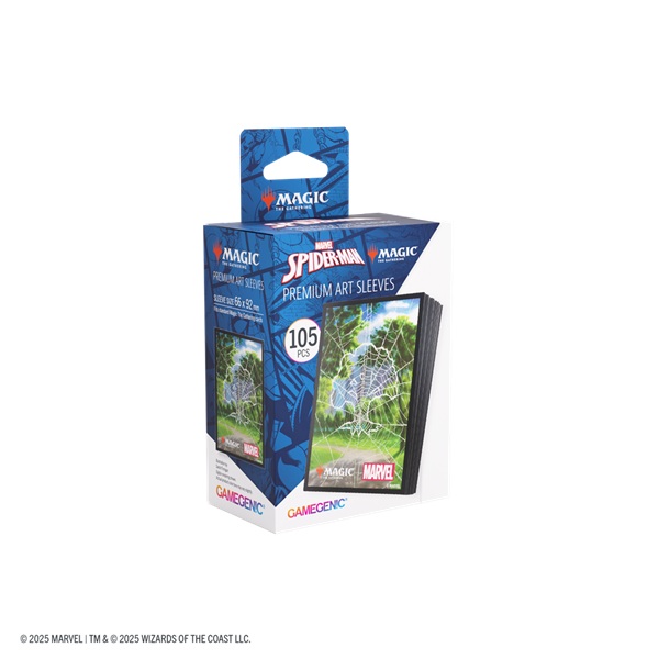 Gamegenic Magic: The Gathering Marvel Spider-man Premium Art Sleeves Spider-man Forest 105 Kortlommer
