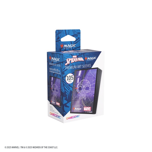 Gamegenic Magic: The Gathering Marvel Spider-man Premium Art Sleeves Spider-man Swamp 105 Kortlommer