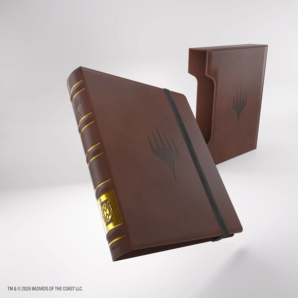 Gamegenic Mappe: Magic: The Gathering Secrets   Strixhaven Cards Almanac 18-pocket  Holder 360 Kort  Quandrix