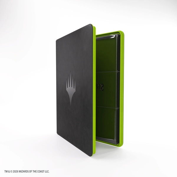 Gamegenic Mappe: Magic: The Gathering Secrets Strixhaven Prime Zip- Album 18-pocket Holder 360 Kort Black Green
