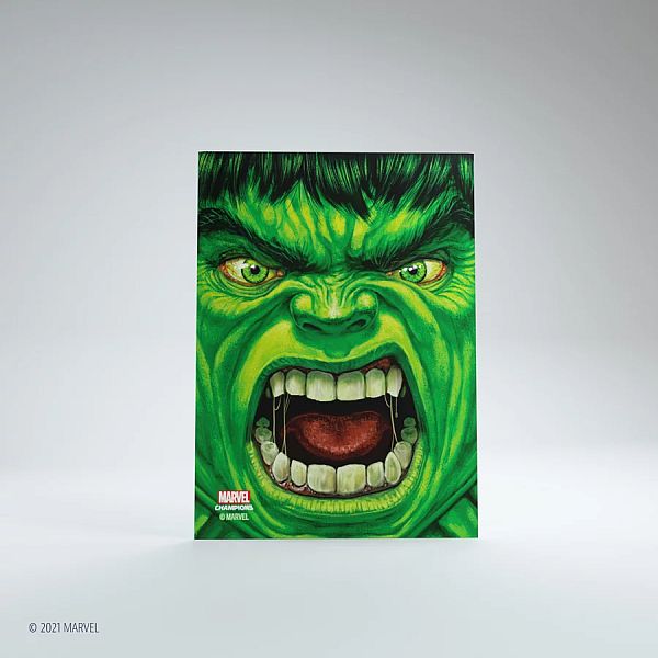 Gamegenic Marvel Champions Hulk Kortlommer - Fantastisk Tilbud!