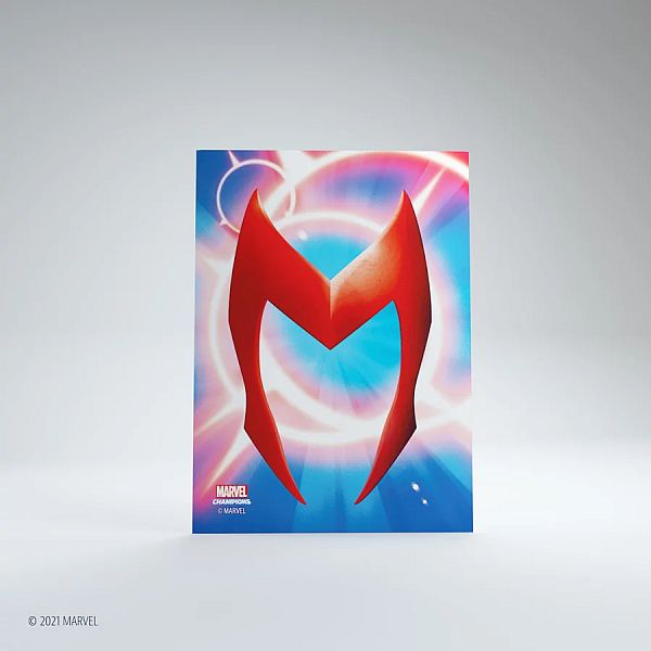 Gamegenic Marvel Champions Sleeves Scarlet Witch  50   Kortlommer