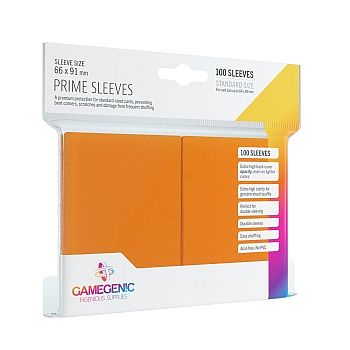 Gamegenic Prime Sleeves: Orange  100 Kortlommer