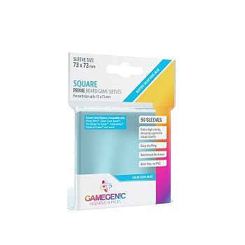 Gamegenic Prime Square Kortlommer - Klare 50 stk.