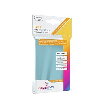 Gamegenic Prime Tarot-sized Sleeves: 73   122   Clear  Transparent   50 Kortlommer