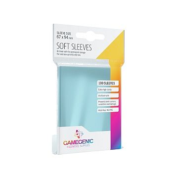 Gamegenic Soft Sleeves - Klare Kortlommer til Samling