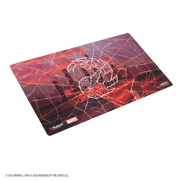 Gamegenic Spillem 195 165 Tte: Magic: The Gathering Marvel   Spider-man Shiny Playmat Spider-man Mountain
