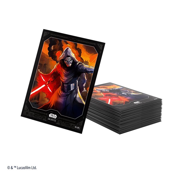 Gamegenic Star Wars: Shadows The Galaxy Unlimited Art Sleeves Kylo Ren 60 Kortlommer