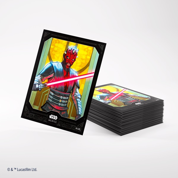 Gamegenic Star Wars: Twilight   The Republic Unlimited Art Sleeves Darth Maul  60   Kortlommer