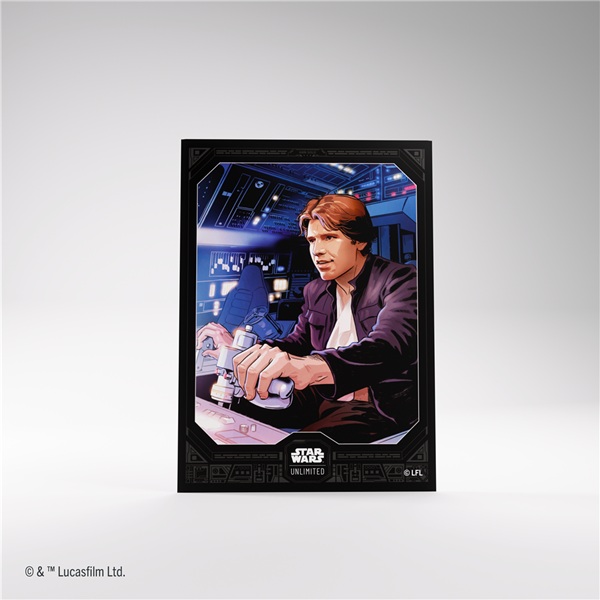 Gamegenic Star Wars: Unlimited Jump   Lightspeed Art Sleeves Han Solo  60   Kortlommer