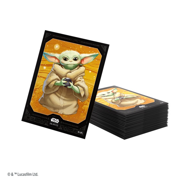 Gamegenic Star Wars: Unlimited Legends The Force Premium Art Sleeves Grogu 60 Kortlommer