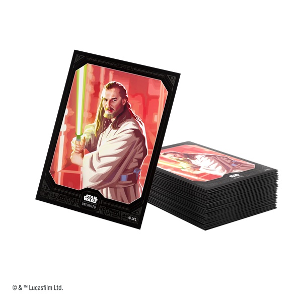 Gamegenic Star Wars: Unlimited Legends The Force Premium Art Sleeves Qui-gon 60 Kortlommer
