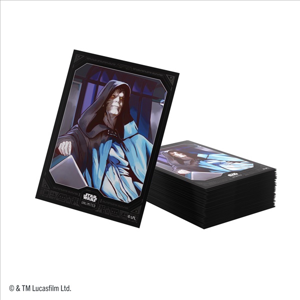 Gamegenic Star Wars: Unlimited Premium Art Sleeves Set  : Ashes   The Empire Emperor Palpatine  60   Kortlommer