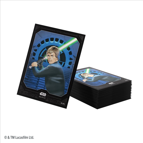 Gamegenic Star Wars: Unlimited Premium Art Sleeves Set  : Ashes   The Empire Jedi Luke Skywalker  60   Kortlommer
