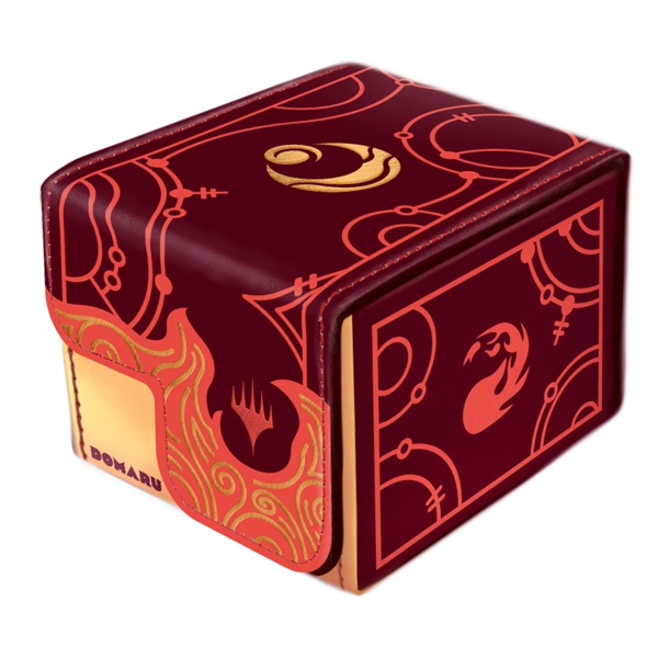 Gatherers Tavern Magic: The Gathering: Domaru Deck Box: Lorwyn Eclipsed Cinder Red