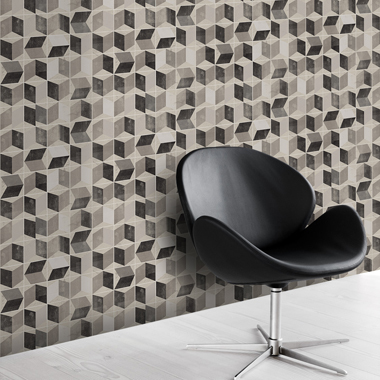 Geometrisk tapet fra Illux