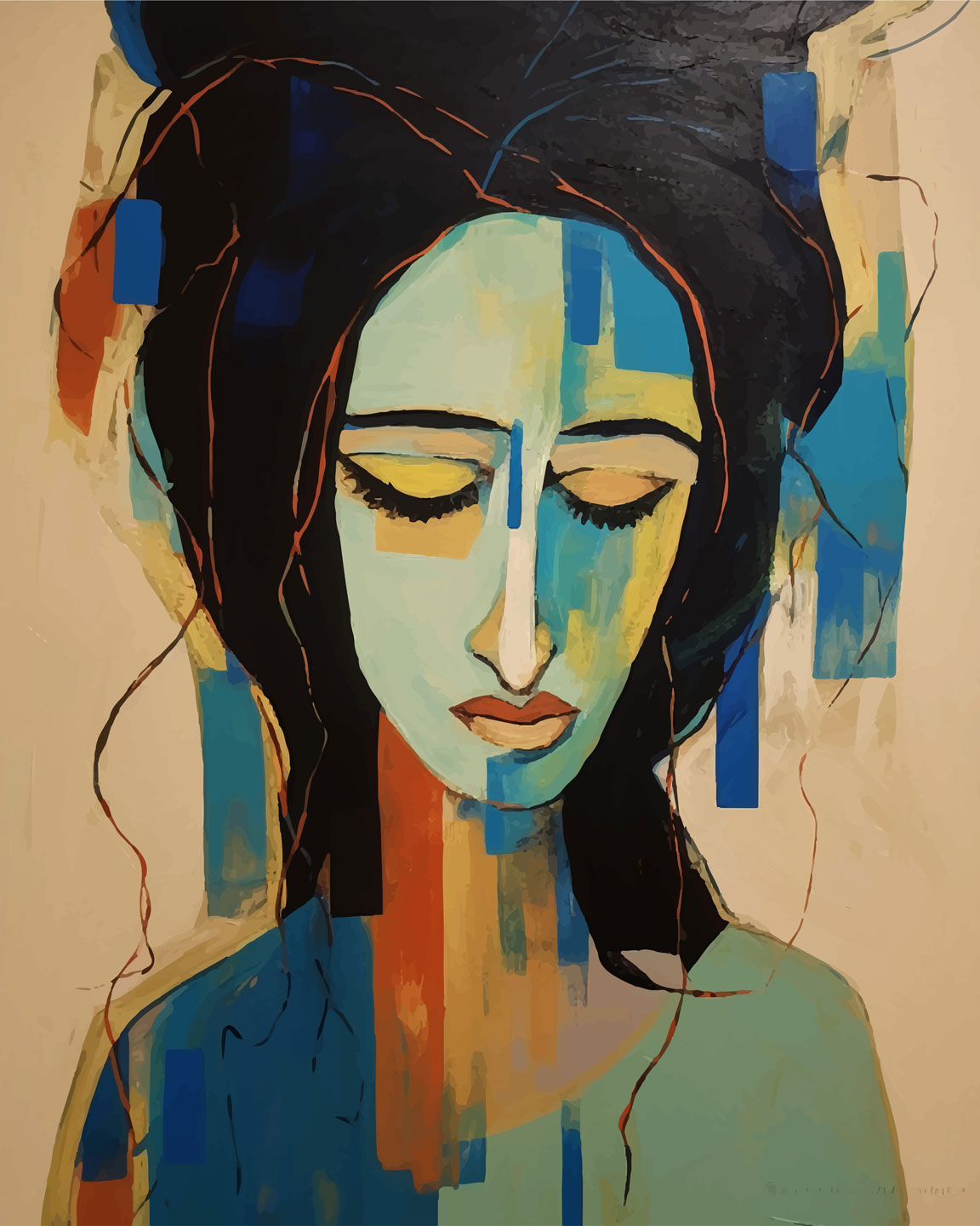 Girl Mood 333 – Unikt Kunsttryk til Dit Hjem