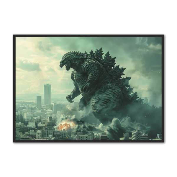 Unik Godzilla Plakat – Fantastisk Kunst til Dit Hjem!