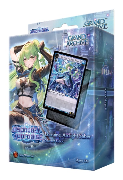 Grand Archive Tcg:  Asphodel Paradise Starter Deck: Lorraine  Arclight Saber