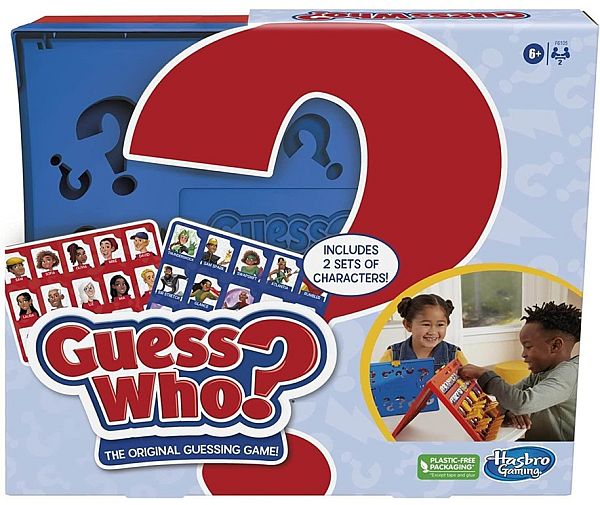 Guess Who   Hvem   Hvem   Engelsk  Board Game