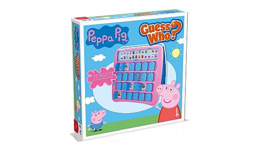 Guess Who   Hvem   Hvem   Engelsk  Peppa Pig Gurli Gris Board Game