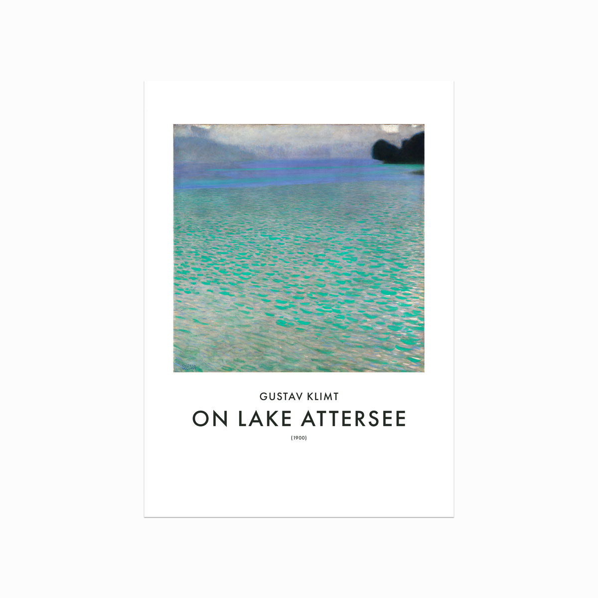 Gustav Klimt Plakat – Søen Attersee til Dit Hjem