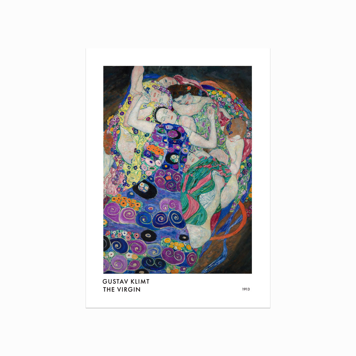 Gustav Klimt Plakat: Jomfruen – Elegant Kunst til Dit Hjem