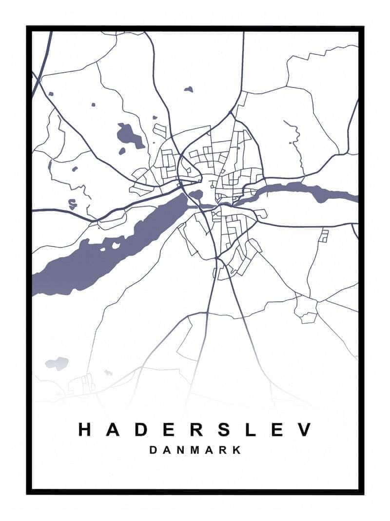 Haderslev Kortplakat – Oplev Din Elskede By!