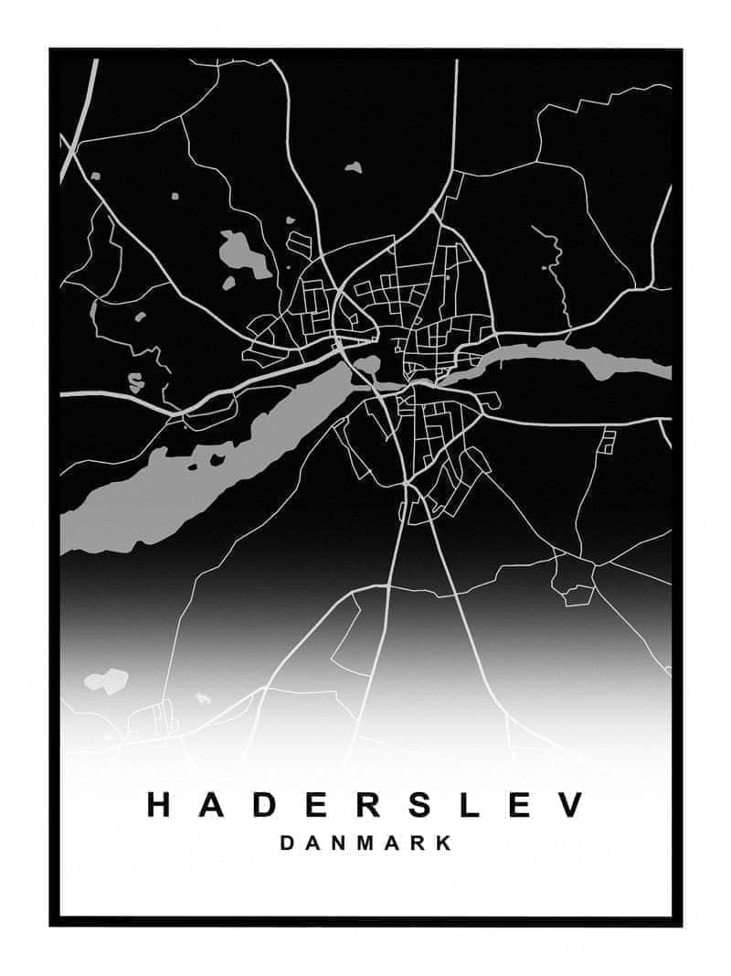 Haderslev Kortplakat – Oplev Byen med Stil og Detaljer