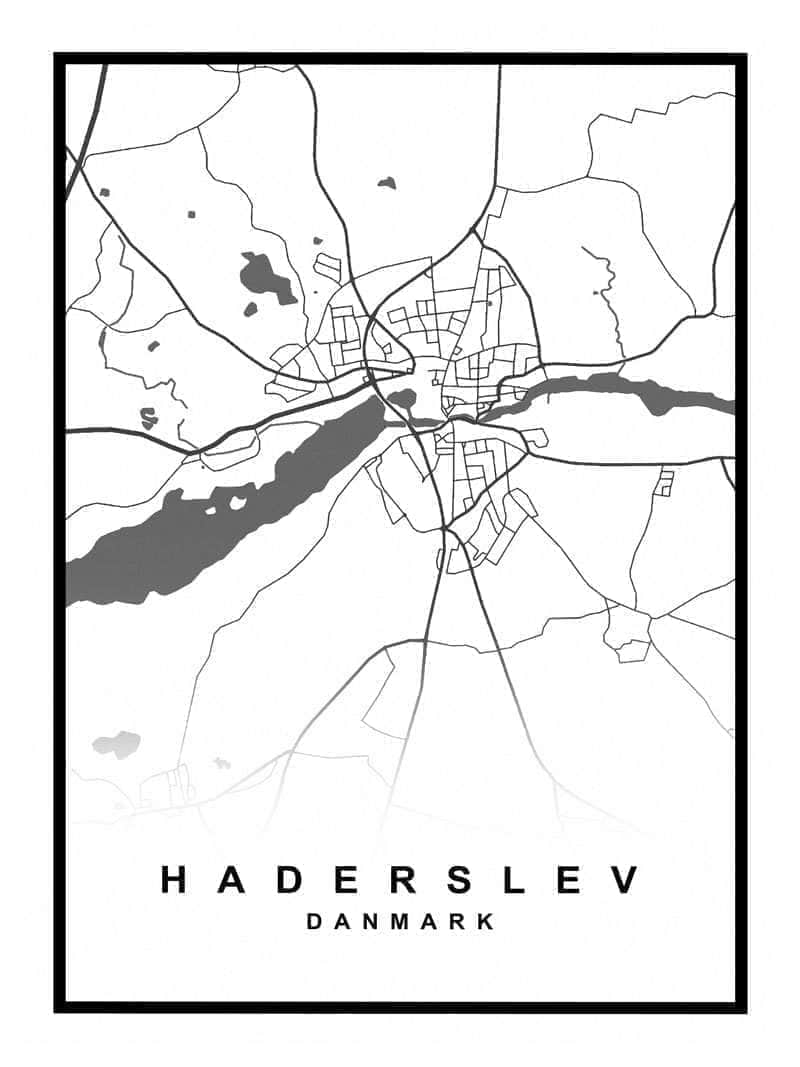 Haderslev Kortplakat – Udforsk Byens Skønhed!