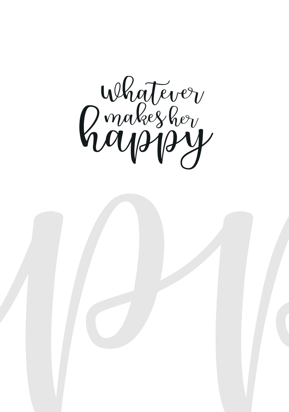 Inspirerende Sort-Hvid Plakat til Dit Hjem