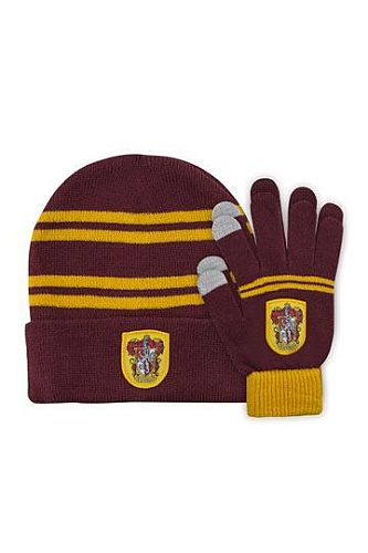 Harry Potter Beanie   Gloves Set For Kids Gryffindor