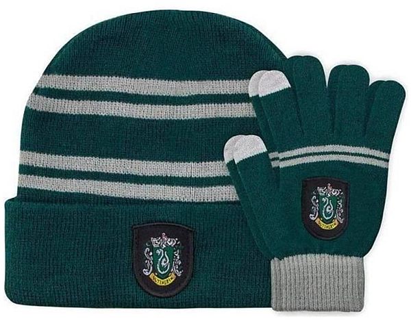 Harry Potter Beanie Gloves Set Slytherin