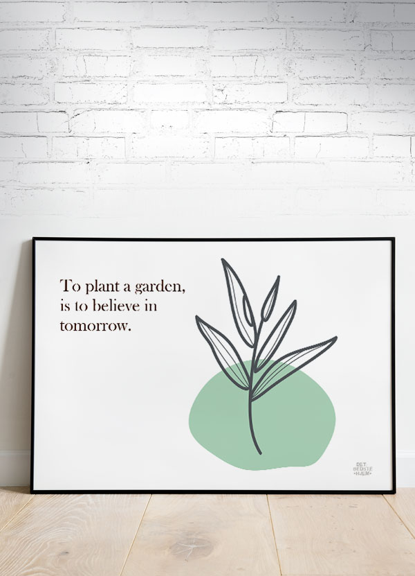 Haveplakat Believe Vandret 29     21    A4     199 -