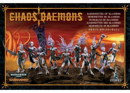 Hedonites af Slaanesh - Daemonettes Miniaturer til Warhammer