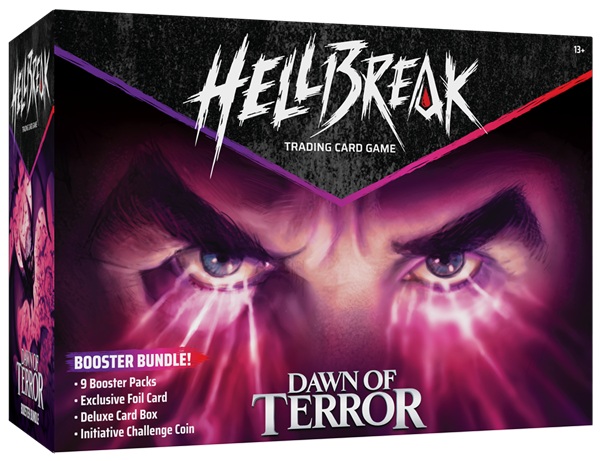 Hellbreak Tcg: Dawn Terror Collector Bundle Fat Pack Play Boosters Storage Box Promokort Collectible Initiative Coin