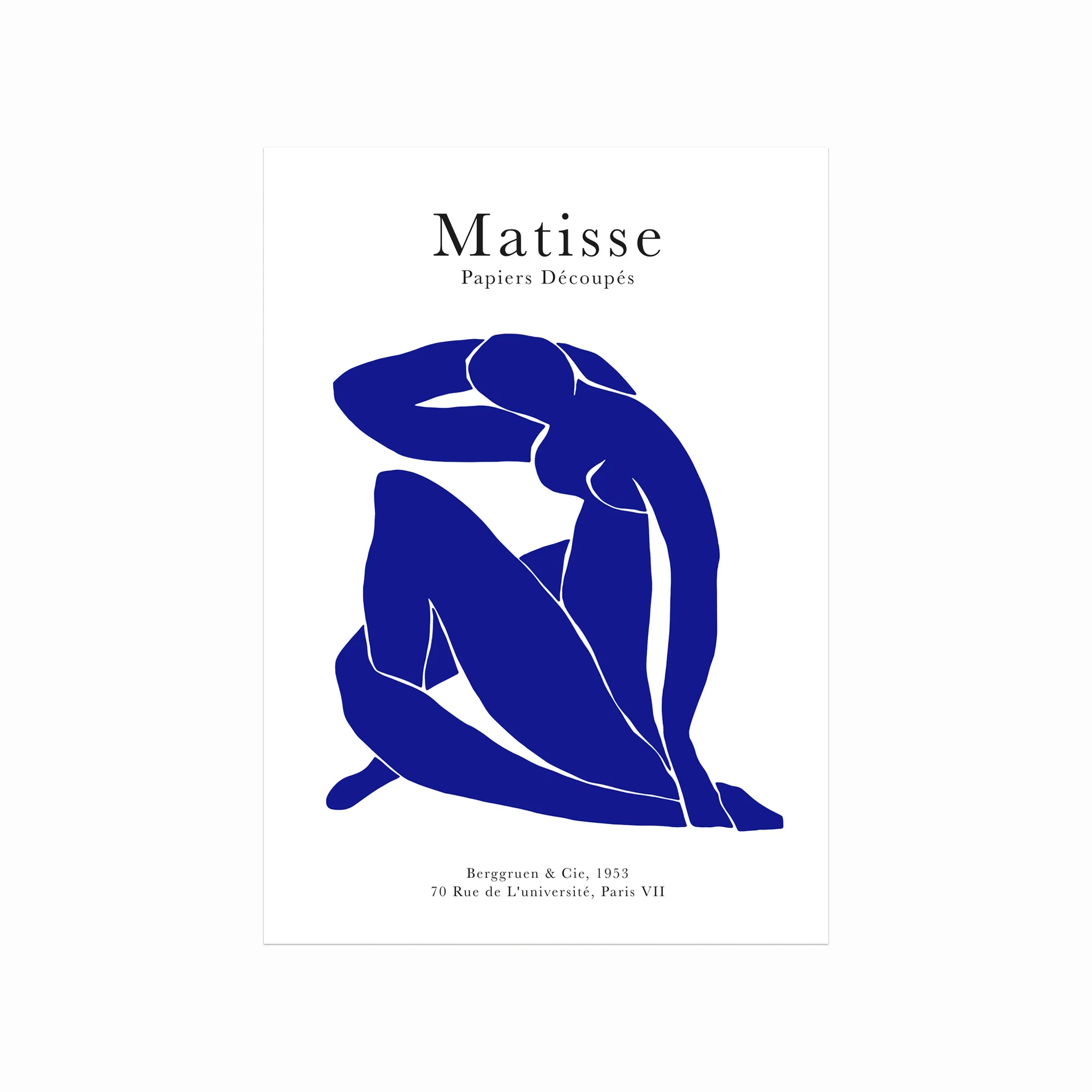 Henri Matisse Plakat – Femme Bleu til Kunstelskere