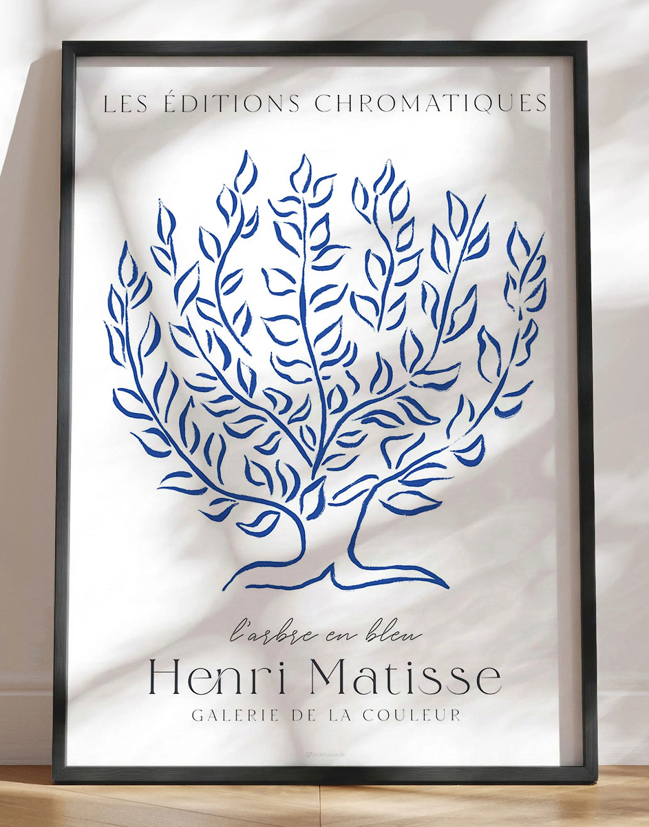 Henri Matisse Plakat   Abre   Bleu