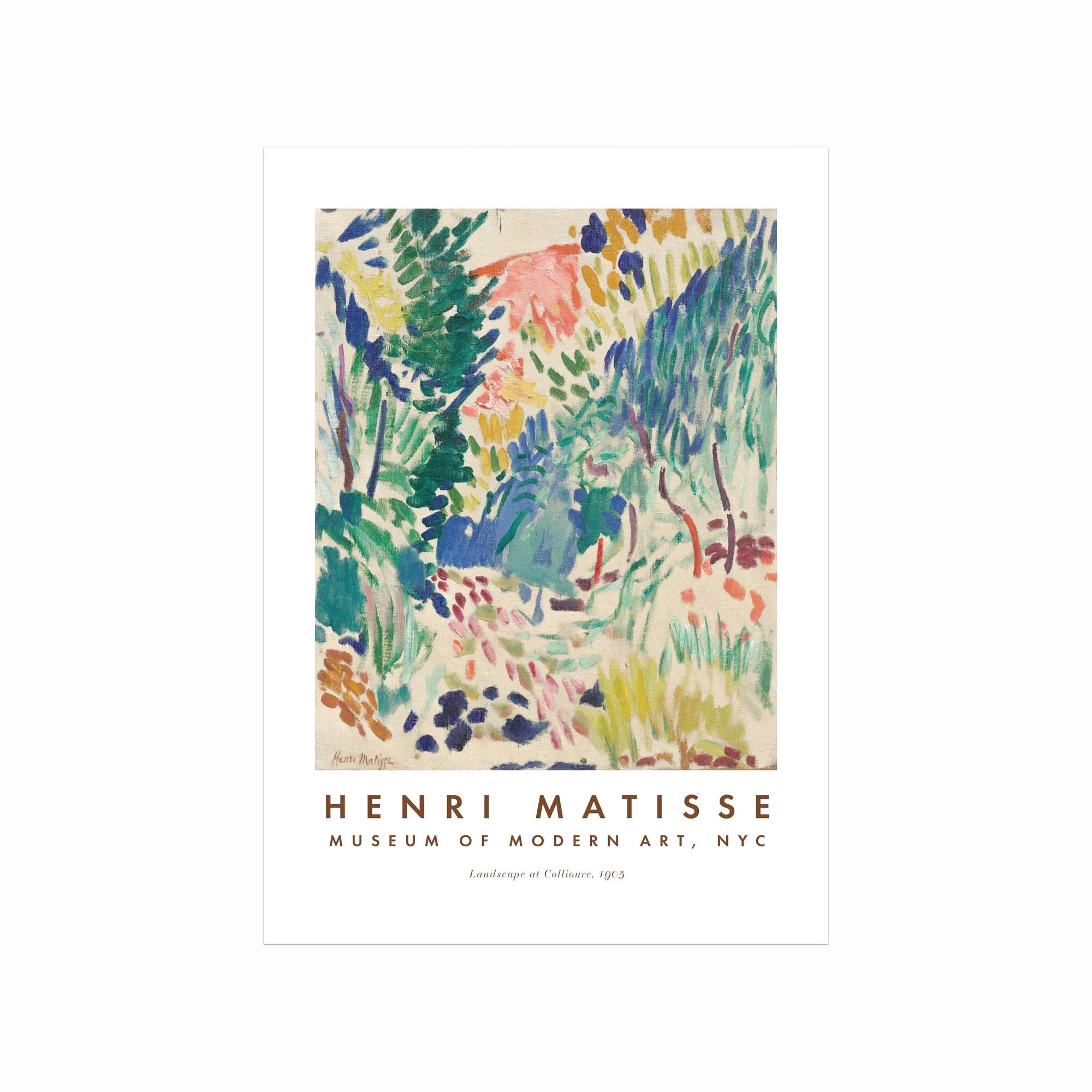 Henri Matisse Plakat: Farverigt Landskab - Kunsttilbud!