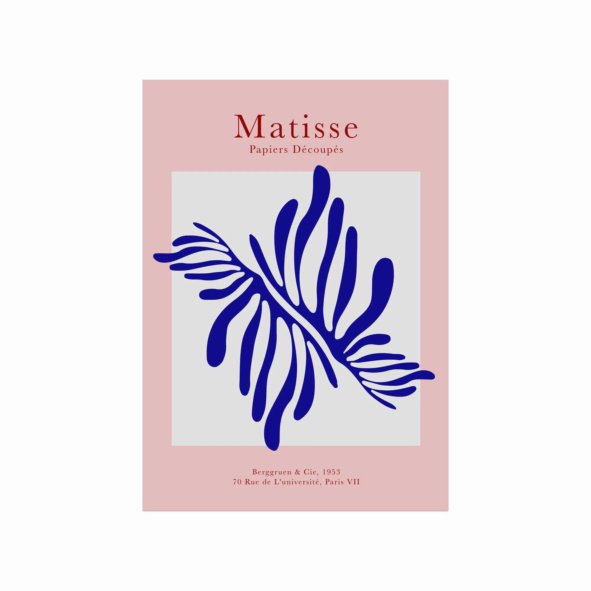 Henri Matisse Plakat – Papiers Découpés 01 Tilbud!