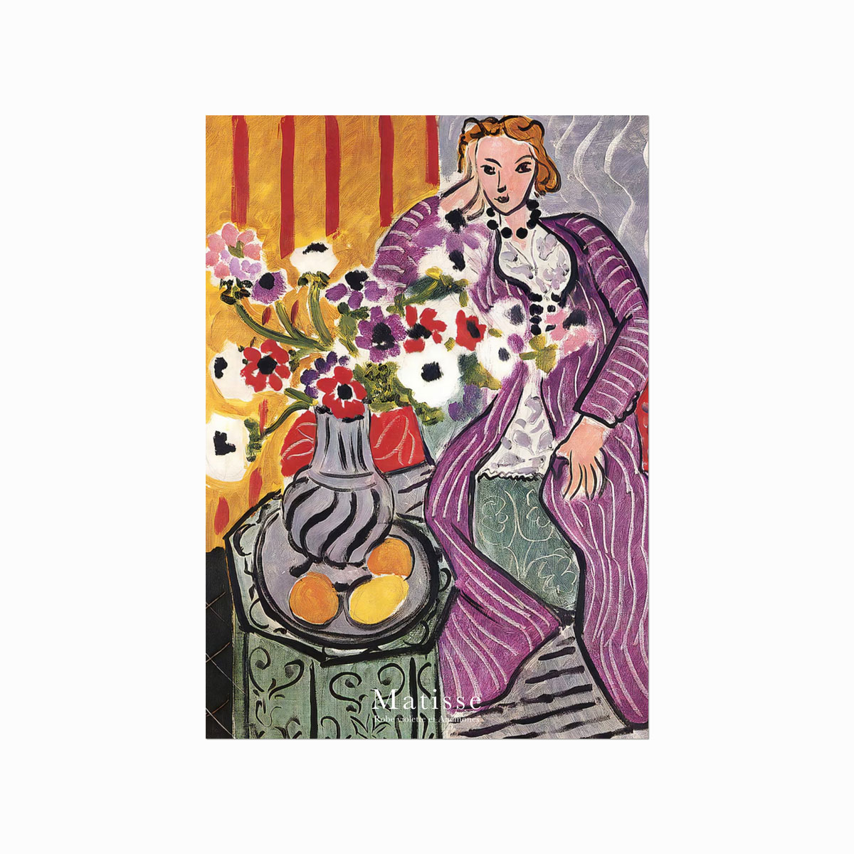 Henri Matisse Plakat  Robe Violette   Anémones