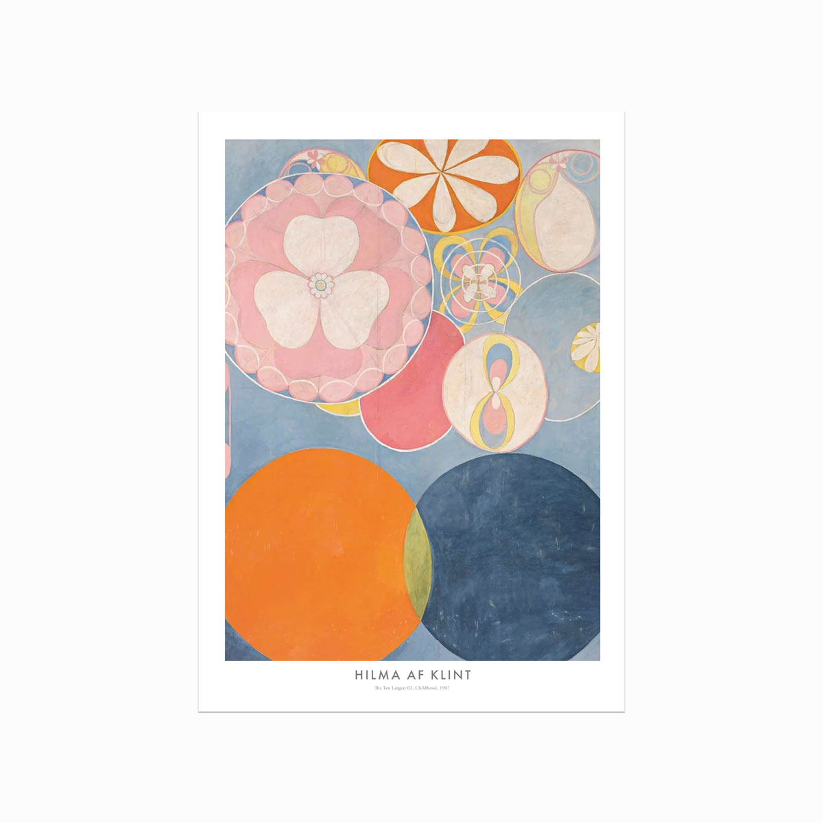 Hilma af Klint Plakat – De Ti Største: Barndom Kunstværk