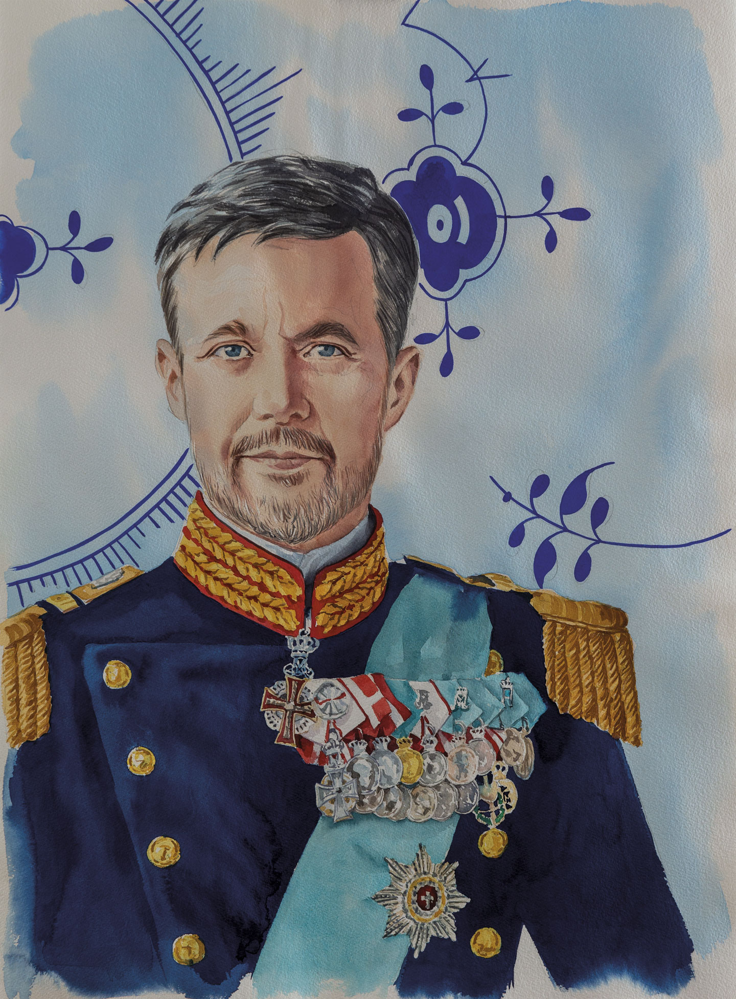 Hkh Frede Kunstplakat – Unik plakat til dit hjem!