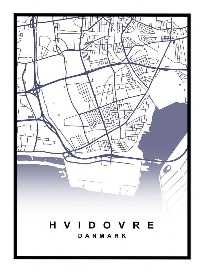 Hvidovre Kortplakat – Gaveidé til byentusiaster!