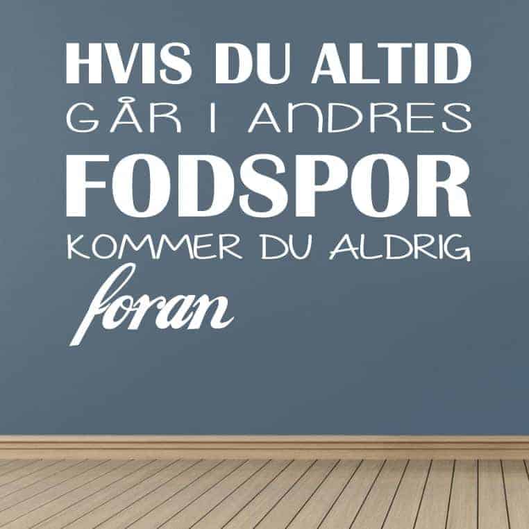 Hvis   Altid Wallsticker