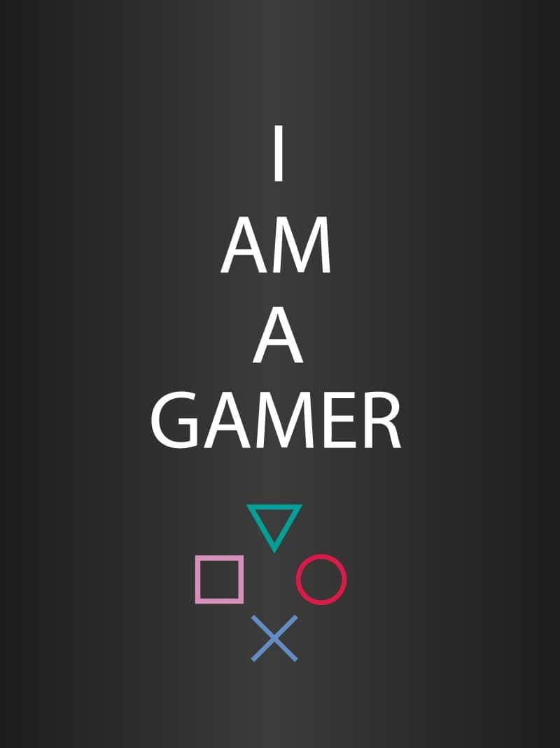 Gamer Plakat – "Jeg Er En Gamer" til Ungdomsværelset